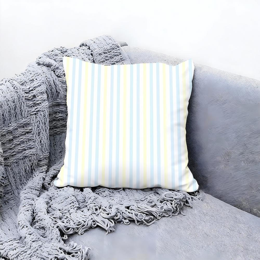slim stripes Cushion Cover Premium Comfort Reversible Pillow Cove Two in One Design for Any Room Car Interior
