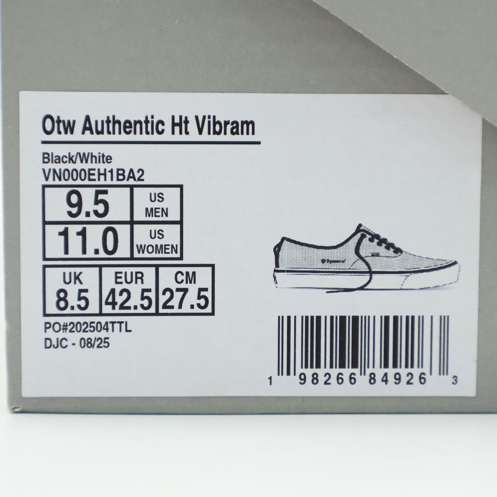 VN000EH1BA2 OTW by Vans Authentic 44 HT Vibram Black White (Men's)