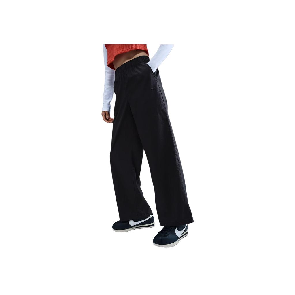 Nike Sportswear SS25 Chill Poplin High-Waisted Loose Straight-Leg Casual Pants Women bottoms HV2410-010