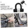 Bicycle U Lock with Key Anti Theft Compact Disc Brake Locks Security Bike Locks Anti Pry Motorcycles Lock Safe Cycling Gear