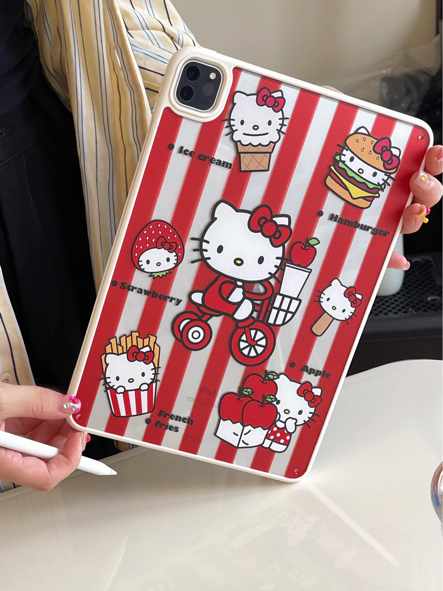 

Acrylic iPad KT Vertical Stripes Case for iPad Pro 2021/2025 iPad Pro 2020/2021/2022 (11 inches)