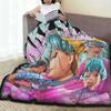 KPop Demon Hunters Baby Saja Blanket Quality Warm  Throw Blanket Winter Child Couch Chair Street Trend Bedspread