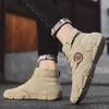 Classic  Men's Ankle Boots Spring New Comforts Wear-resistant High Top Leather Boots Desert Boot Loafers Motocycle Shoes