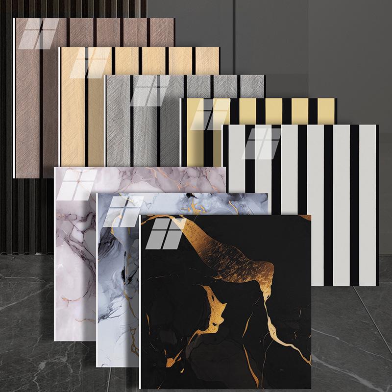 3D Self-Adhesive Waterproof Marble Wall Sticker: Imitation Tile & Moisture-Proof Panel Cover