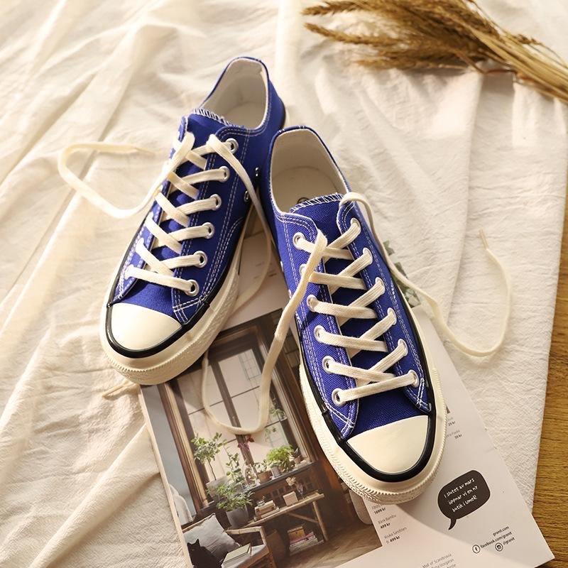 Royal Blue Canvas Shoes Women's Shoes Casual Shoes 18
