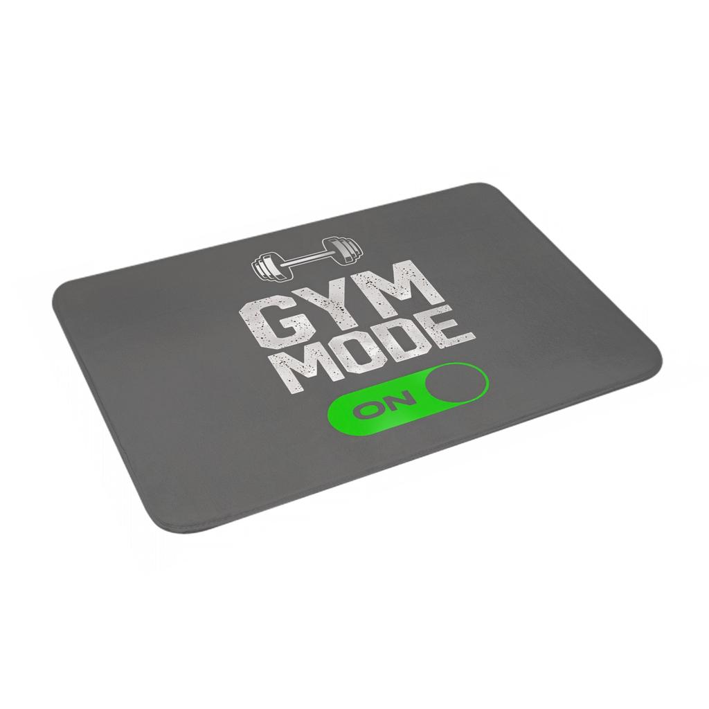 Gym Mode Activated Design Door Floor Kitchen Bathroom Mats Anti-Slip Outdoor Doormat Garden Entrance Rug Carpet Footpad