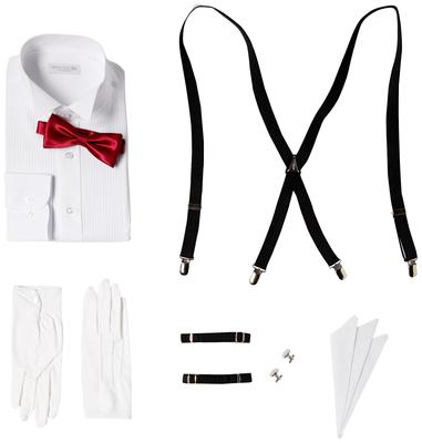 [Dress Code 101] Groom's Wedding 7-Piece Set with Wing Collar Shirt