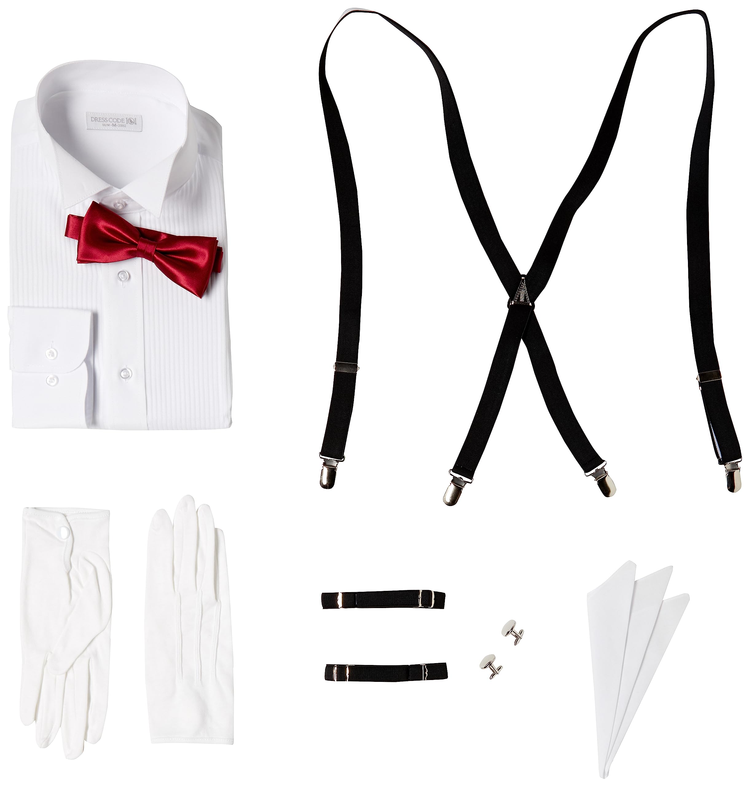 

Код Свадебный бант Белый галстук-бабочка [Платье 101] Набор жениха из 7 предметов Рубашка, Галстук, Запонки, Подтяжки, Нарукавные повязки, Носовой платок, Перчатки, Мужской (Вино)