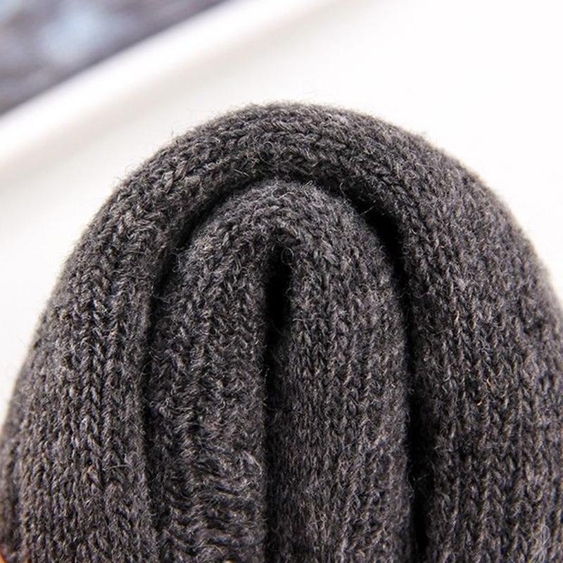 Touch Screen Gloves Men's Elastic Knitted Gloves Warm and Windproof Solid Color Mittens