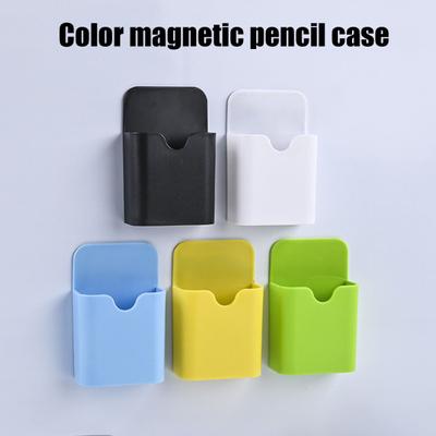 1 Pair Refrigerator Magnetic Marker Holder Storage Box Smooth Edge Burr Free Widely Used Easy To Install Pen Pencil Storage Organizer