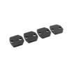 4PCS Door Lock Protection Fit For Ford Edge 2015- Primer Black Cover Trim