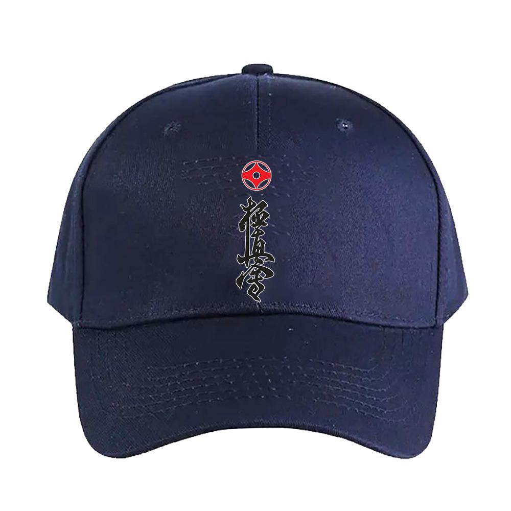 Kyokushin Karate Caps Summer Adult Baseball Cap Adjustable with Curved Brim Duckbill Hat Protection Sun Hats