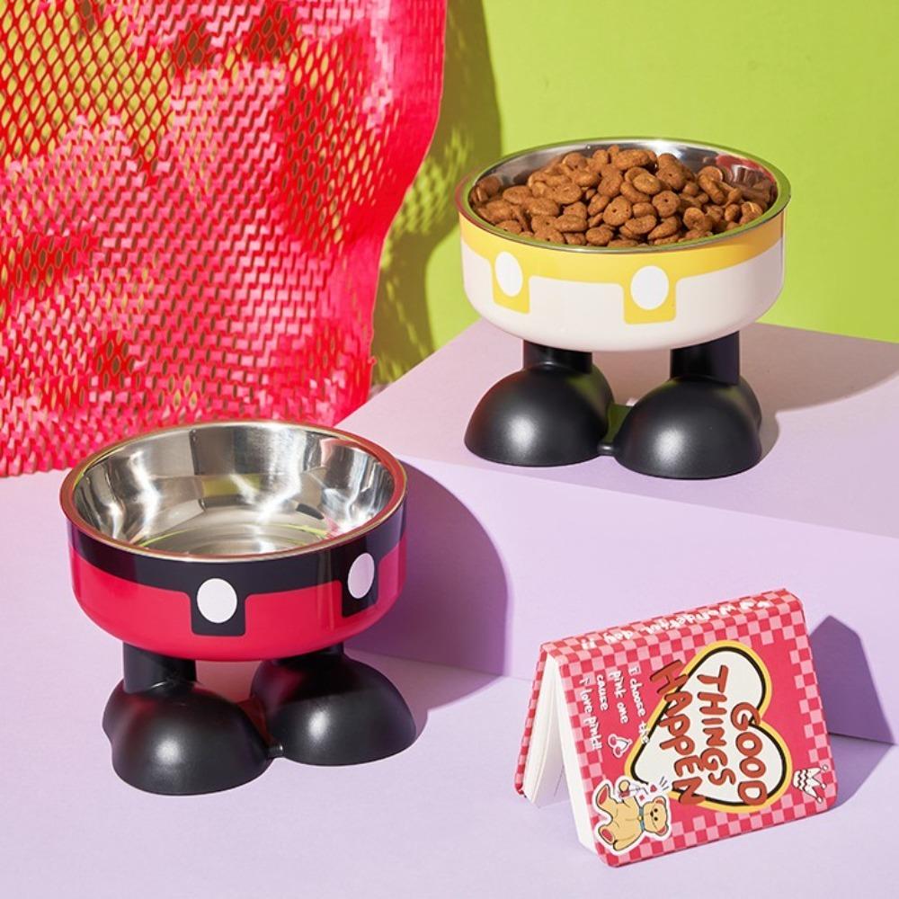 Anti Slip Cat Bowl Stainless Steel Cat Food Bowl New Dog Bowl  Pet