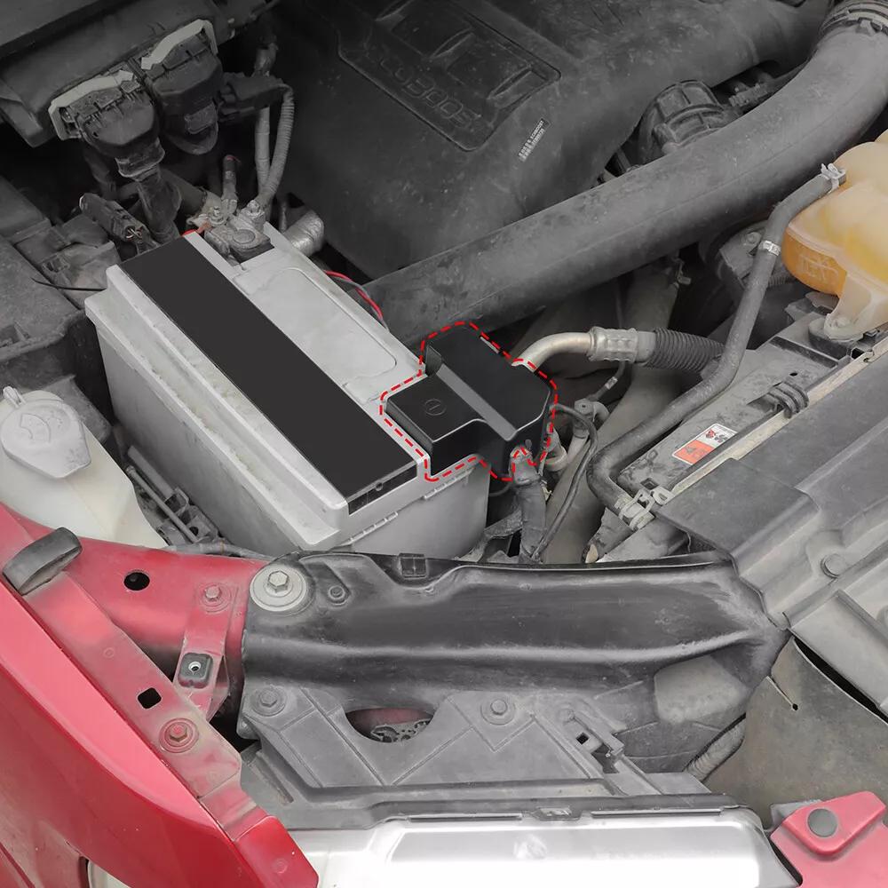 Battery Negative Protection Cover Trim for Ford F150 F-150 2015-2020 Battery Cable Terminal Lid Cover Car Interior Accessories