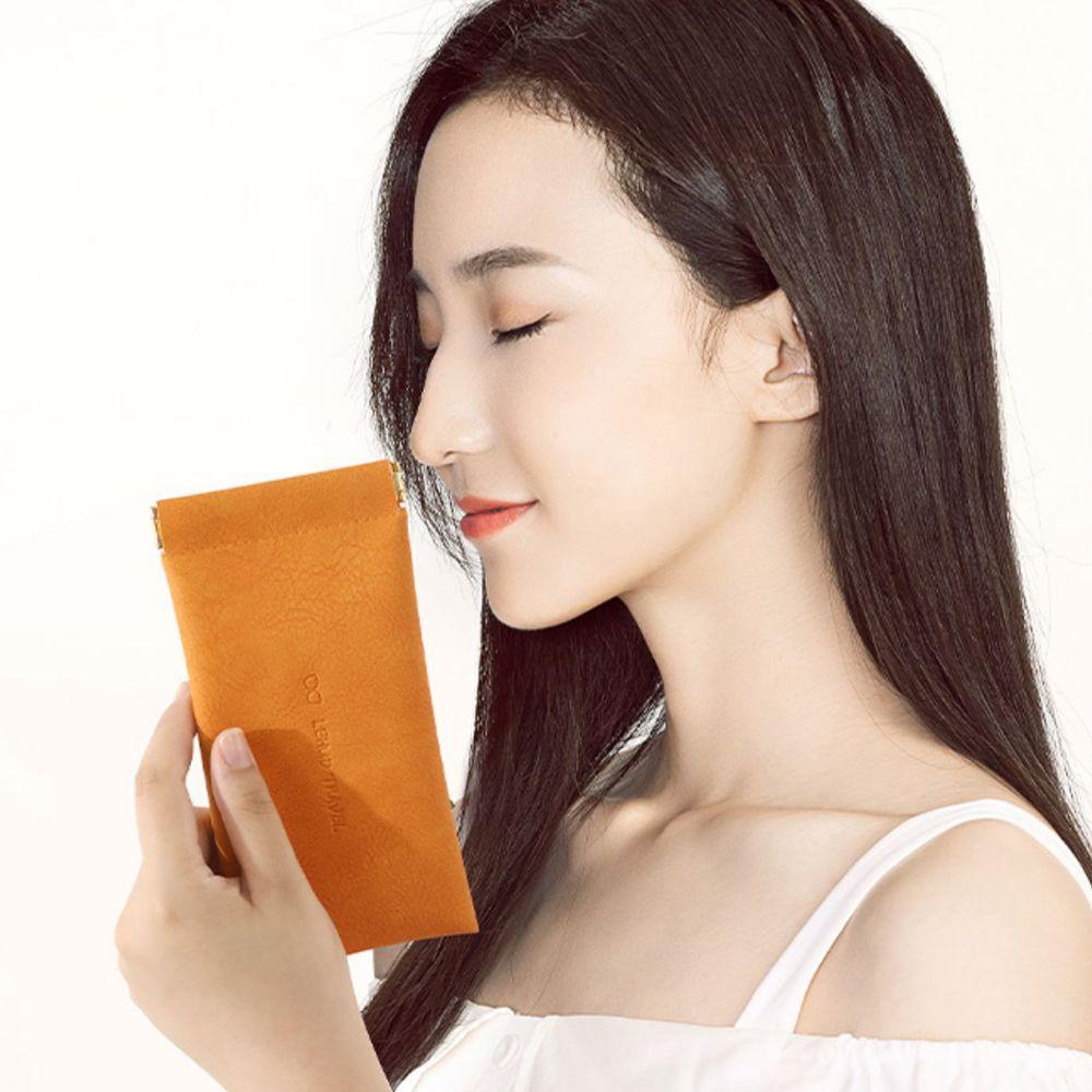 Glasses Holder Letter Sunglasses Storage Bag PU Leather Glasses Case Cosmetic Bag Small Coin Purse