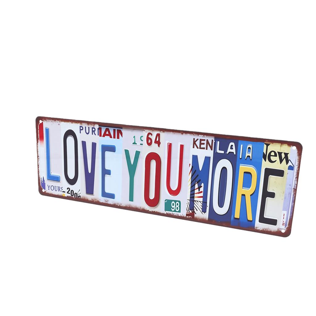 Above Door Street Sign Large Size Vibrant Colors Vintage Metal Sign for Home Cafes Wall Decor