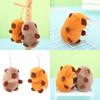Cute Capybara Stuffed Animal Keychain Delightful And Quirky Plush Toy