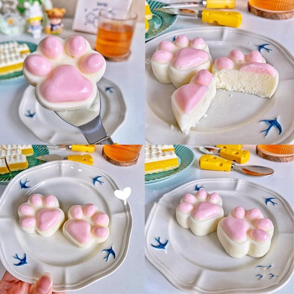 FineInno Silicone Cat Cat Claw Cake Cat UV Cat Japanese Sweets Silicone DIY Silicone Resin Handmade Gift Mold, Paw, 8-Piece Mold, Mold, Resin, Paw,
