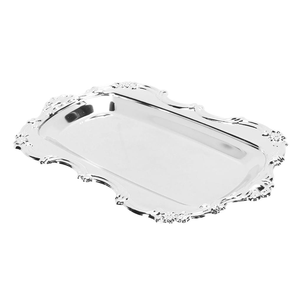 Jewelry Tray European   Rectangle Shape Multifunctional Antique Trinket Dish for Parties