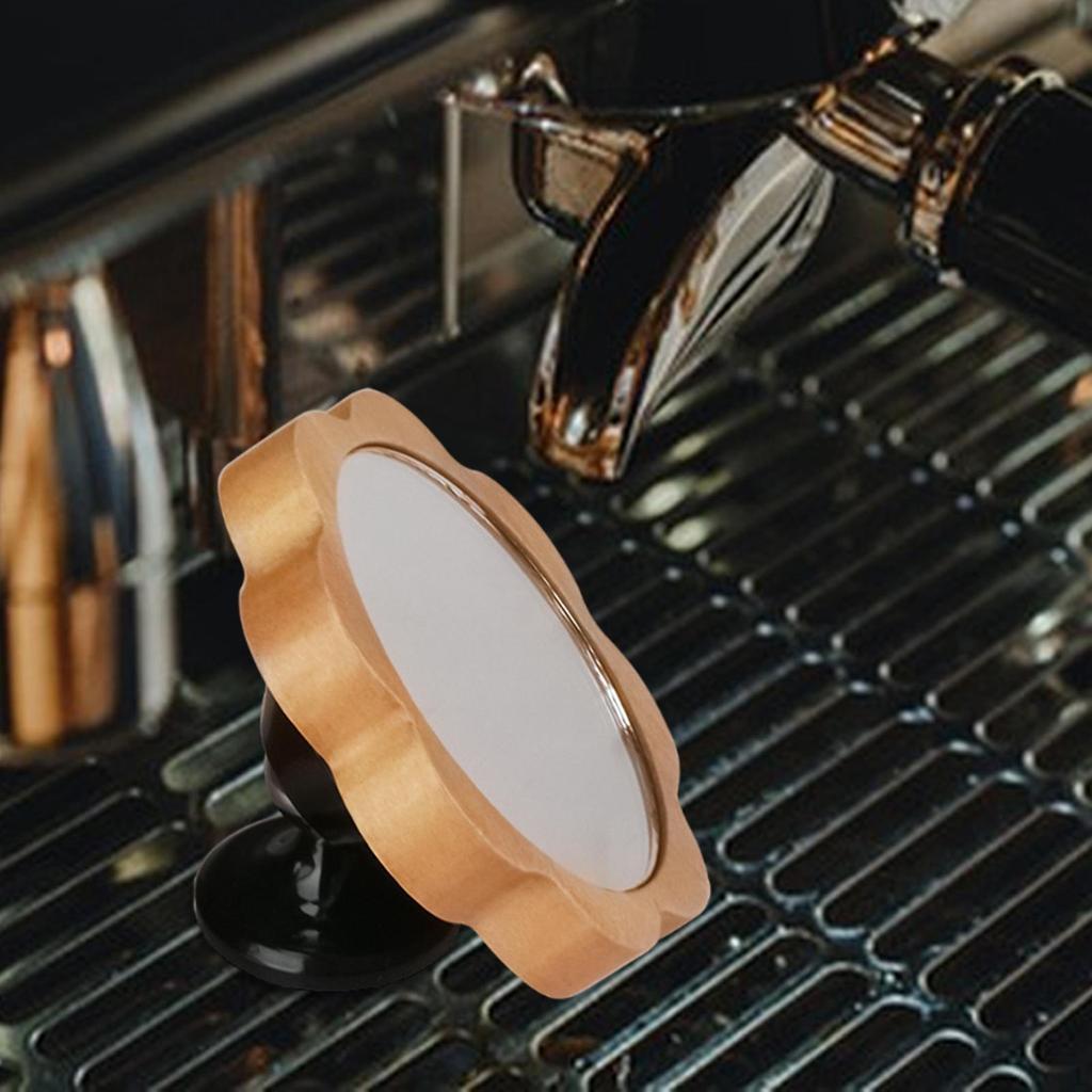 Espresso Lens Recording Mirror, Reflective Flower-shaped Adjustable Mirror Surface for Home,