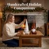 Plush Holiday Table Ornaments Christmas Knit Gnome Plush, Nordic Forest Elf Faceless Doll Figurine Decorative Stuffed Dolls for Shelf, Soft