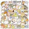 50PCS Cute Animal Hamster Cartoon Stickers Skateboard Guitar Suitcase Freezer Graffiti Luggage DIY Decal Sticker for Kid Gift