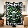 Borussia Monchengladbach Print Blanket - Soft & Comfortable, for Bedroom, Travel, Sofa, Home Decoration - Birthday Christmas Gift for Friend