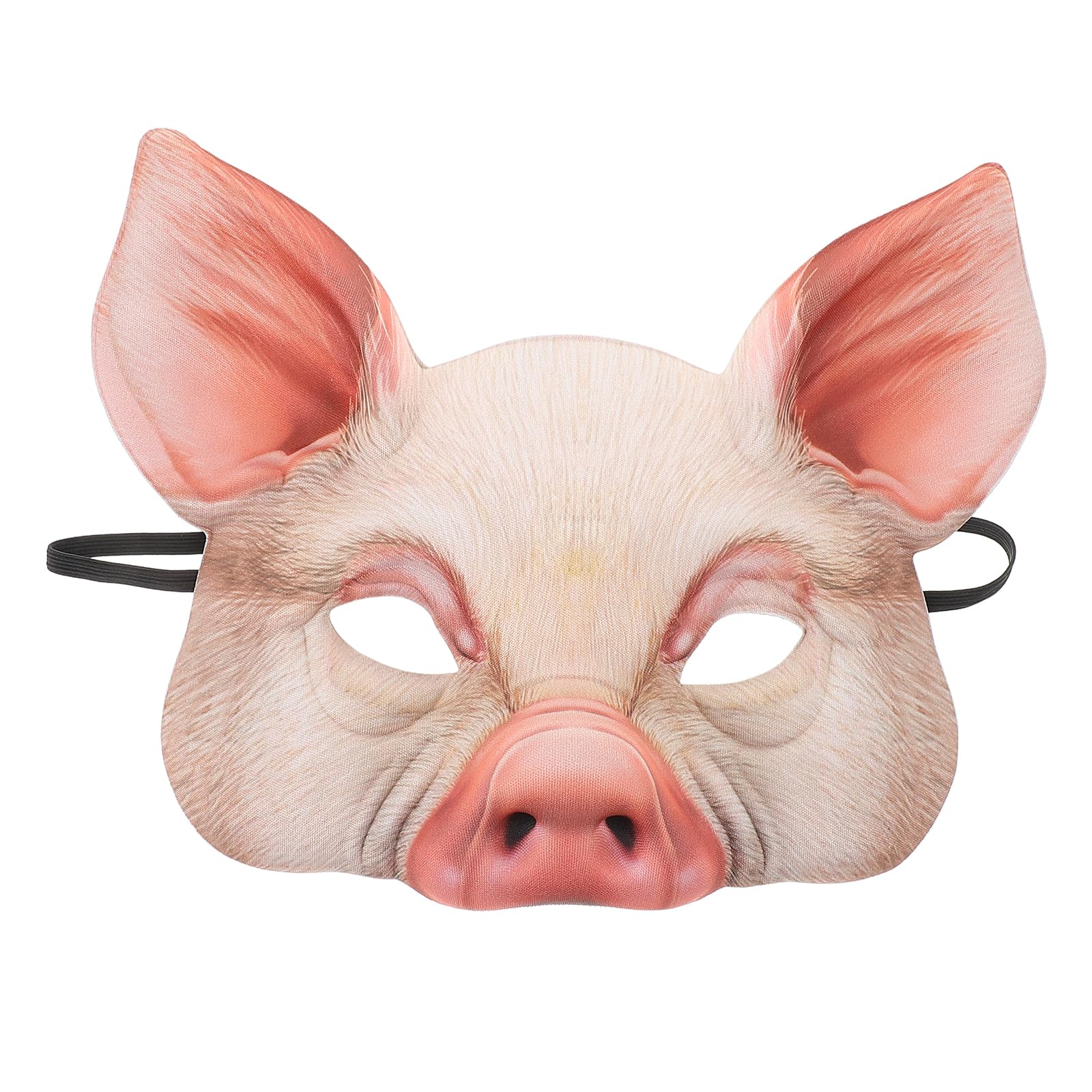 

POPETPOP Animal Half Mask, Pig Half Mask, Halloween EVA Half Face Animal Masquerade Mask, Cosplay, Haunted House, Costume Parties, Festivals, Pink