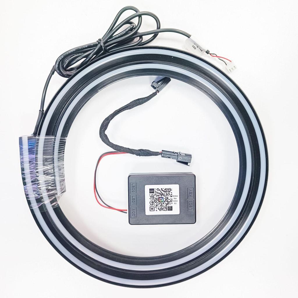 Tesla Model 3/Y LED Ambient Ring USB Dashboard Windshield.