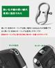 [FEGVE] Titanium Keychain Ring Mini Clip-on Keyring Screw-in Lock Narrow