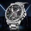 SVJ Men's 3D Hollow Waterproof Luminous Quartz Watch