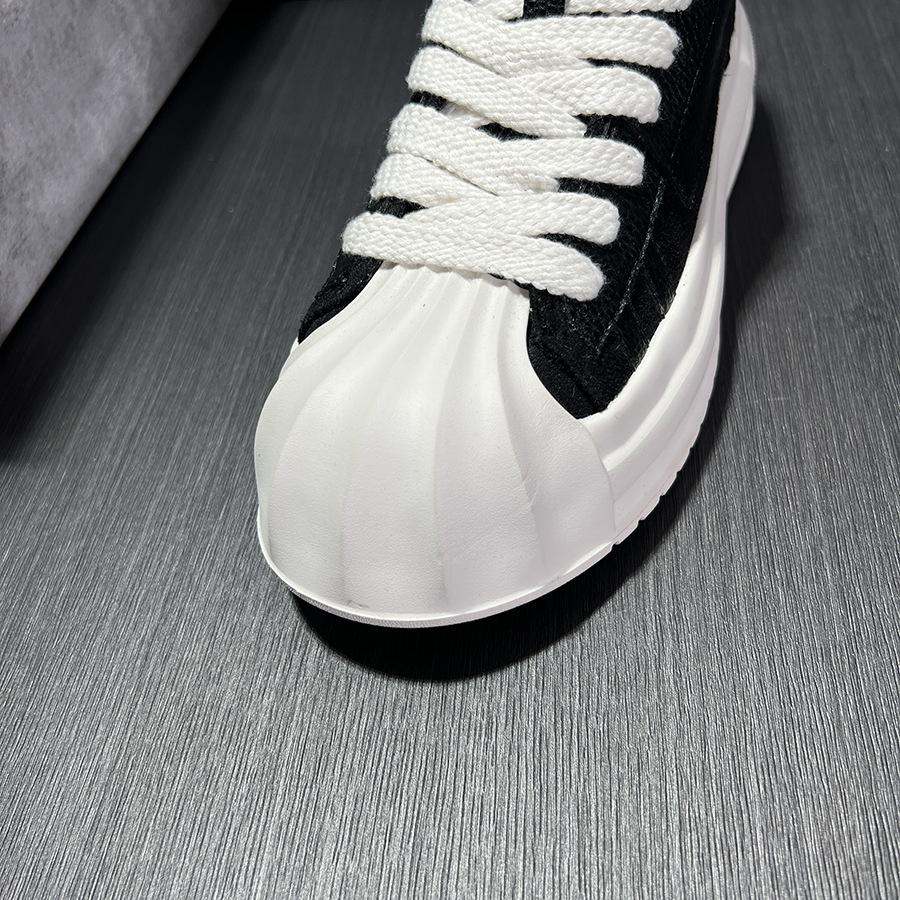 White Shoes Retro Comfortable Spring and Autumn Men's Fashion Sports Breathable Thick-soled Height-increasing Casual Shoes Shell Toe Shoes