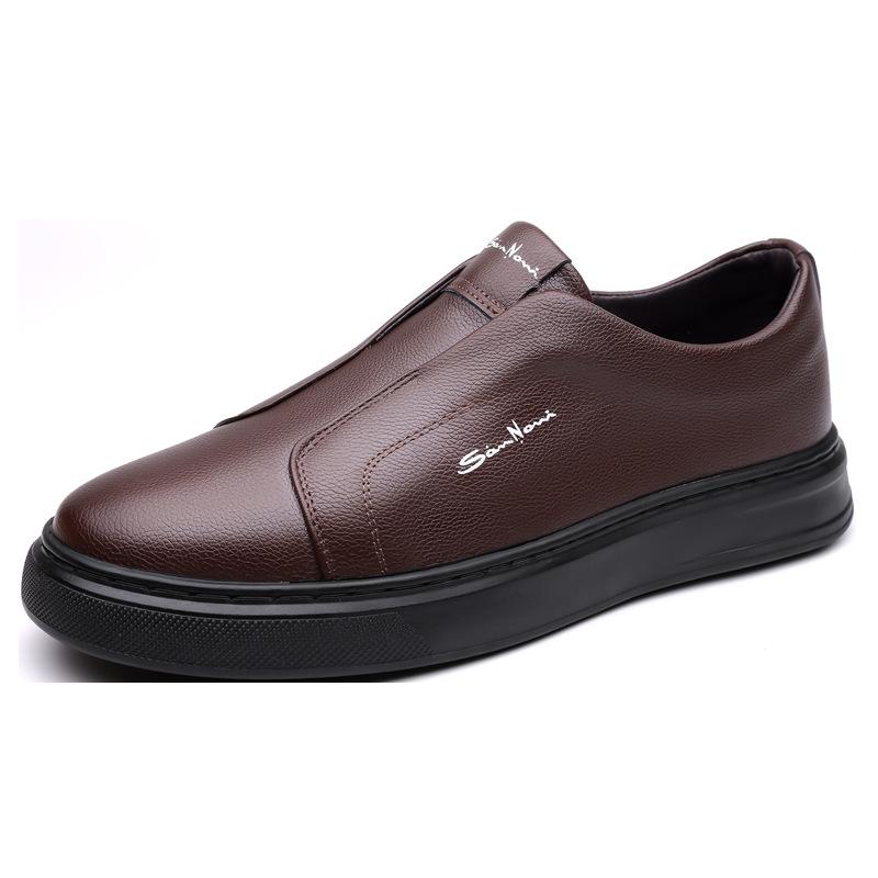 Men's shoes, sports shoes, casual style, comfortable, breathable and non-slip Korean version, strap-up, flat bottom, soft bottom, soft