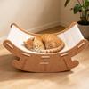 Wear-Resistant Pet Rocking Chair Elevated Cat Lounge Chair Cat Scratch Board  All Season Universal