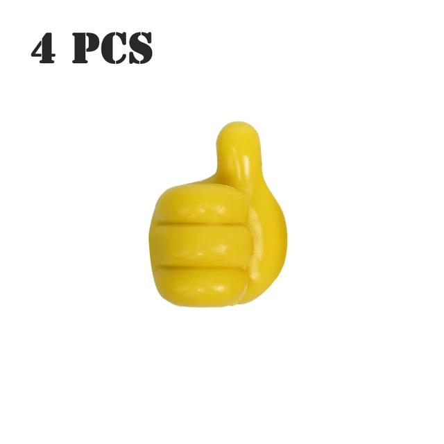 Neu 4 Stücke Multifunktionale Clip Halter Daumen Haken Draht Veranstalter Wand Haken Aufhänger Starke Wand Lagerung Halter Für Küche