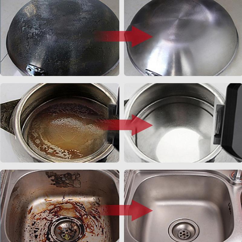 100g Metallpoliturcreme Edelstahlreinigungswachs Edelstahl Kratzerentferner Metallpolitur Rostentfernercreme