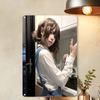 Cute Anime Girl Canvas Print Wall Art D Flat Decor for Living Room Bedroom Gift