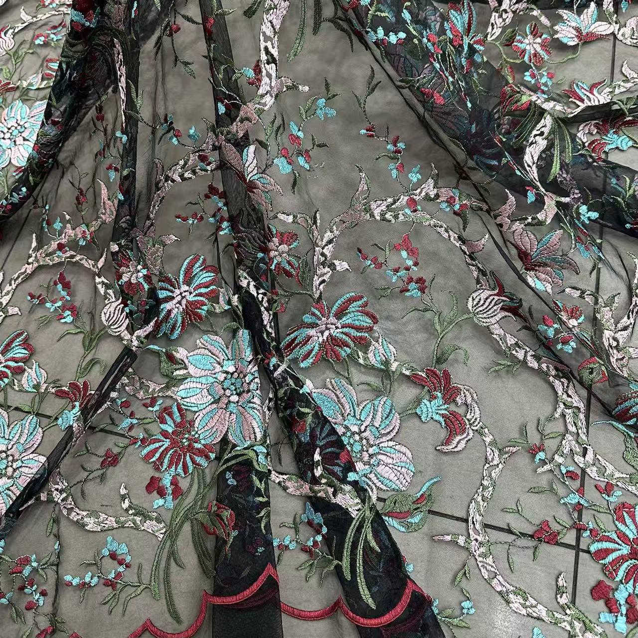 Сетчатая водорастворимая кружевная ткань для вышивки платья Ципао Ask seller for details