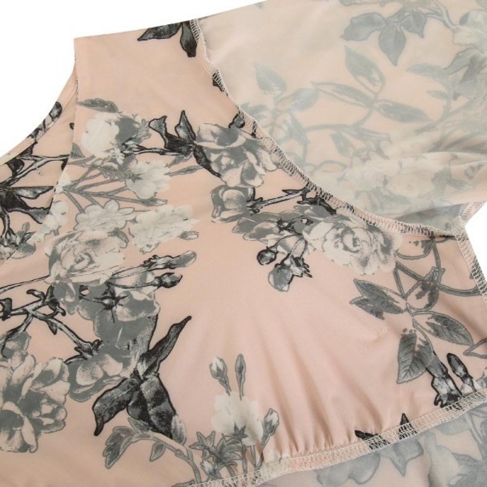 Venus Luxurious Print Orhwa Cup Dress Ogn9337