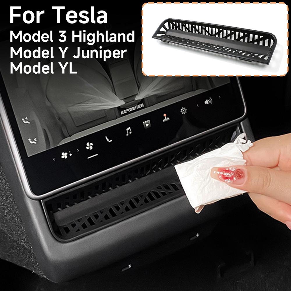 AEQTV1 For Tesla Model YL Rear Air Outlet Cover Rear Air Vent Protective for Tesla Model Y Juniper Model 3 Highland Accessories