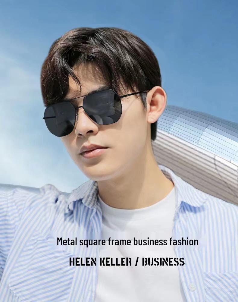 Luksusowe Polarowe Okulary Przeciwsłoneczne Zmieniające Kolor - Modne Widzenie Nocne i Ochrona UV dla Mężczyzn i Kobiet