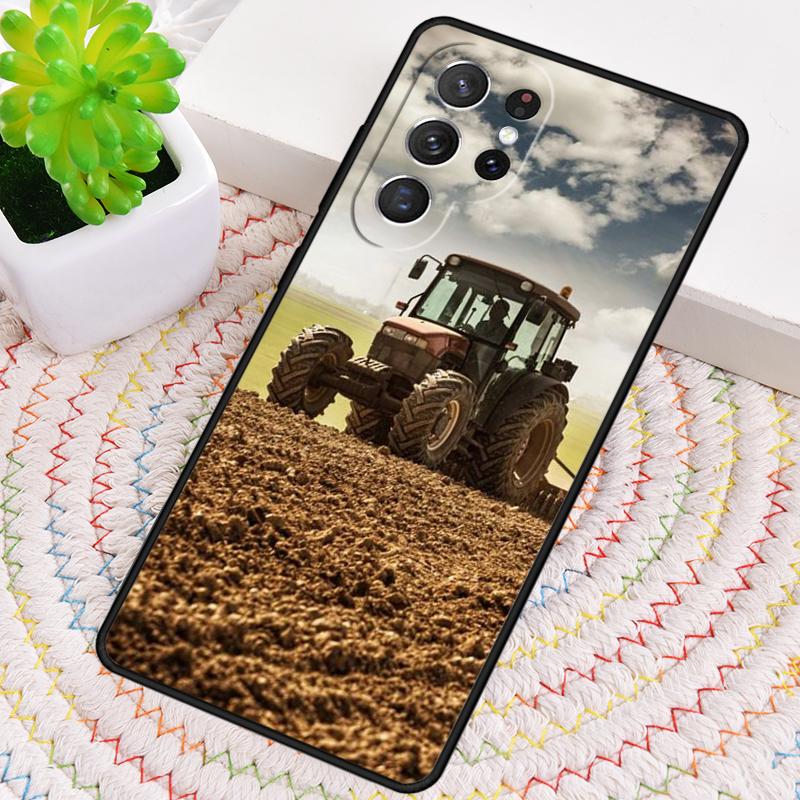 Farm Vehicle Tractor Soft Phone Case for Samsung Galaxy Note 10 Pro S26 Ultra S23 S24 FE S25 S21 S22 PLUS Shockproof Cove