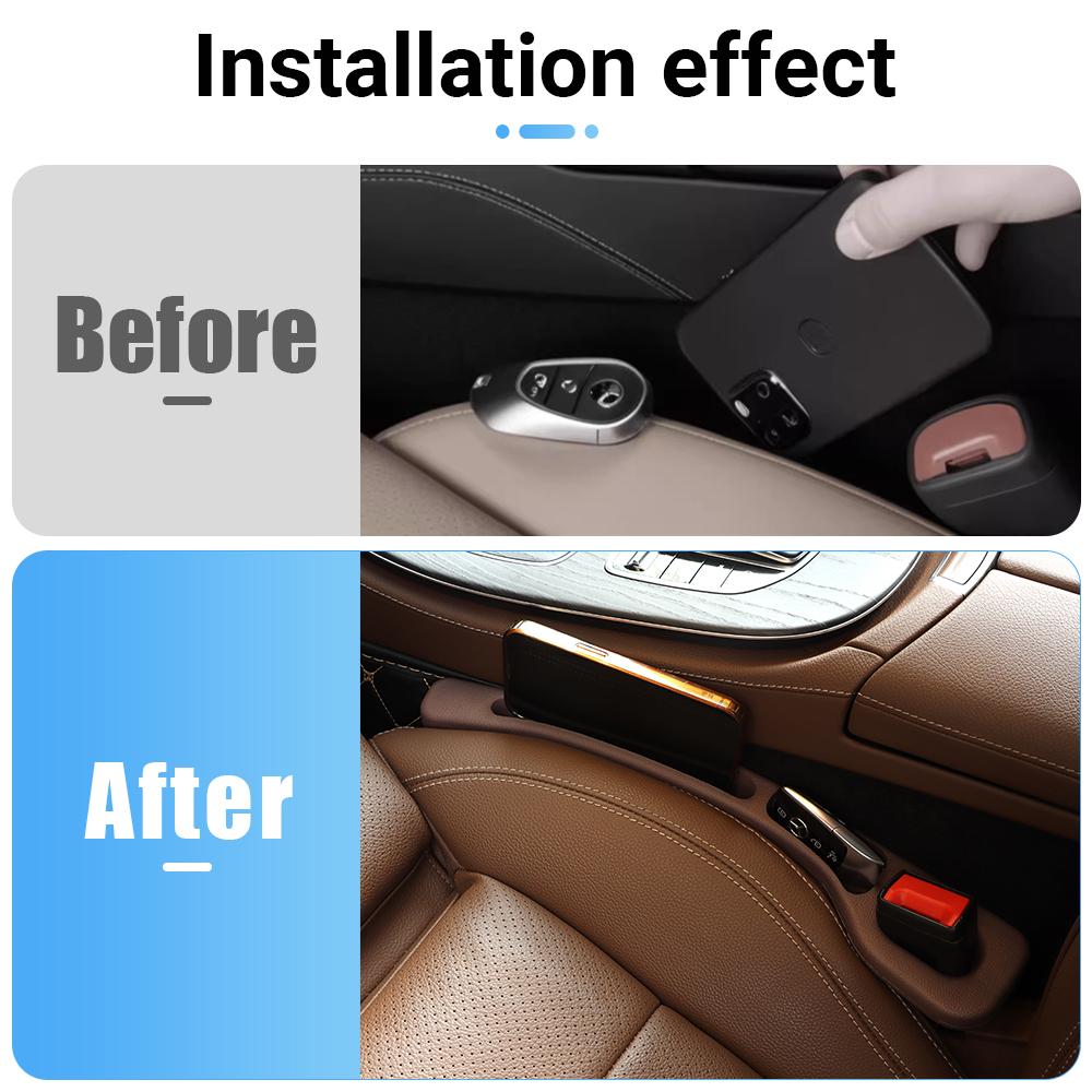 2PCS Car Seat Gap Filler Leak Proof Strip Organizer For Mazda CX-30 CX30 DM 2019 2020 2021 2022 2023 2024 2025 2026 Accessories