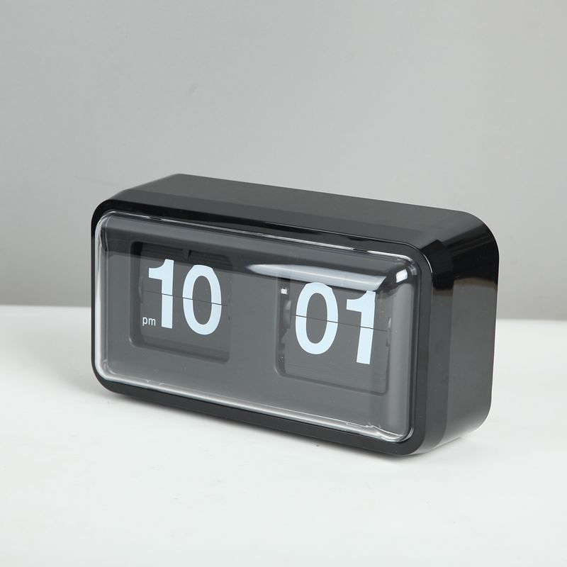 Retro Flip Table Clock Digital Desk Watch Silent Living Room Tabletop Clocks Aesthetic Luxury Desktop Watches Tables Decoration