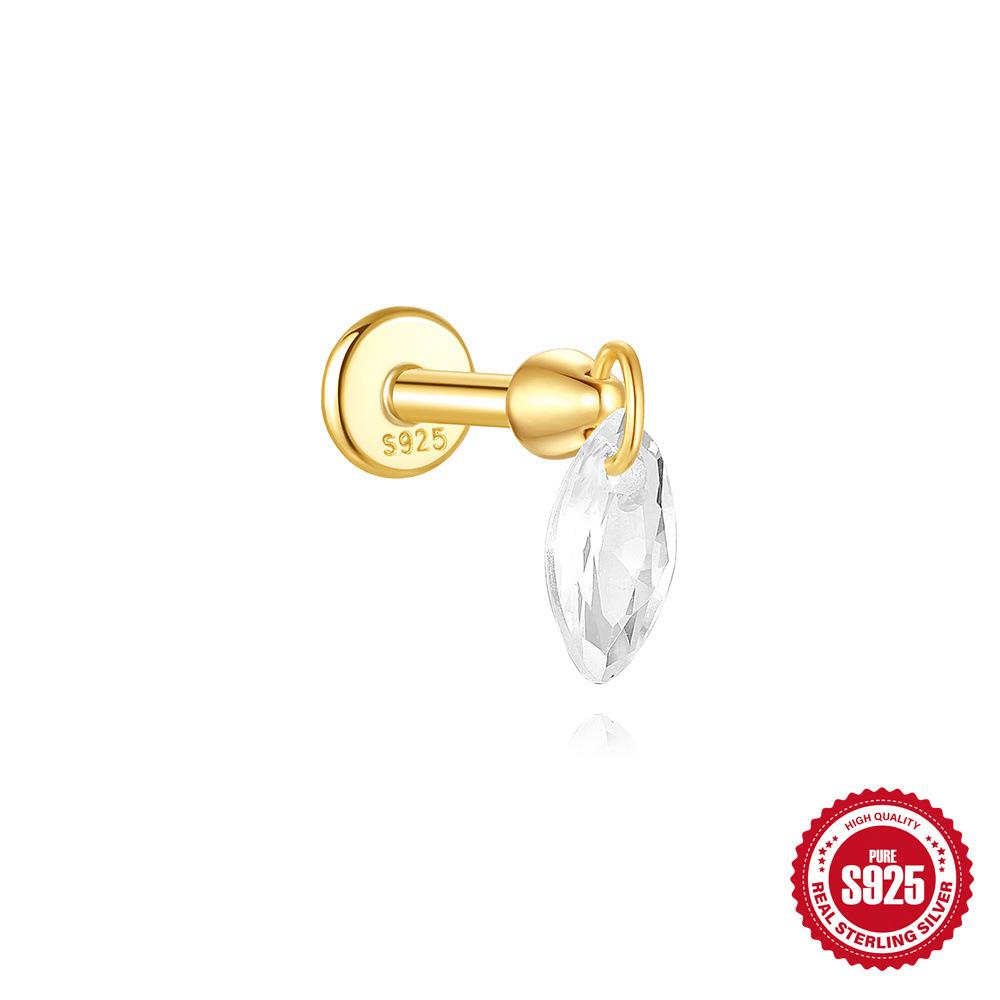 

Стильные и простые ежедневные серьги из стерлингового серебра 925 пробы с бахромой из циркония