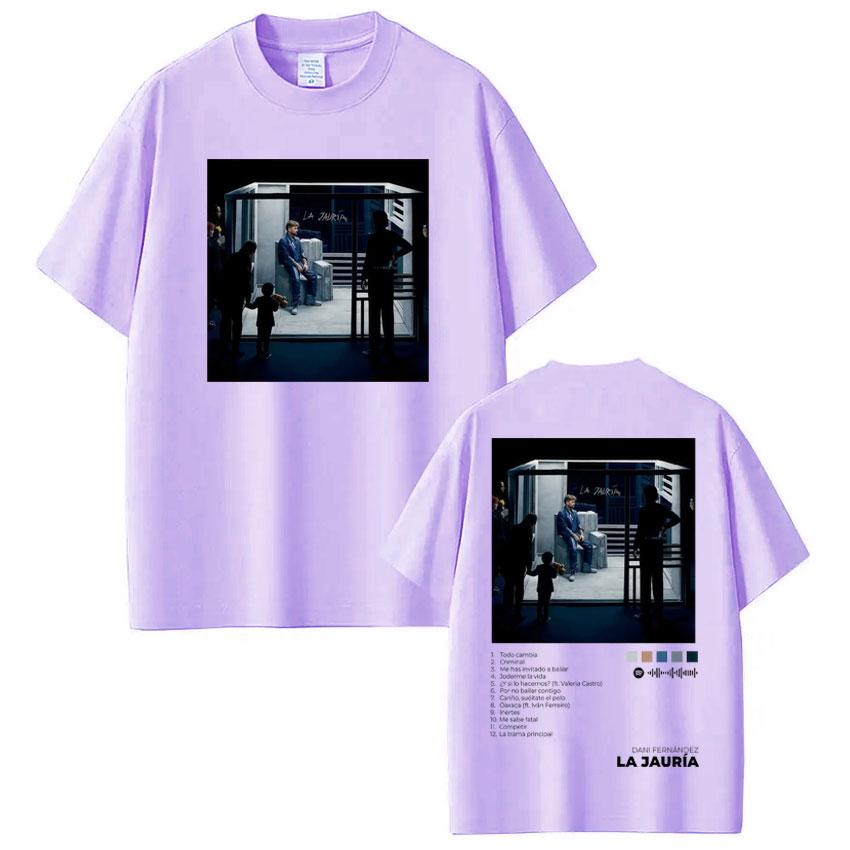 

Rapper Dani Fernandez Album Tour Print Tshirt Men Women Vintage Tshirts Summer Shortsleeved Casual Cotton Tshirts Streetwear 4XL