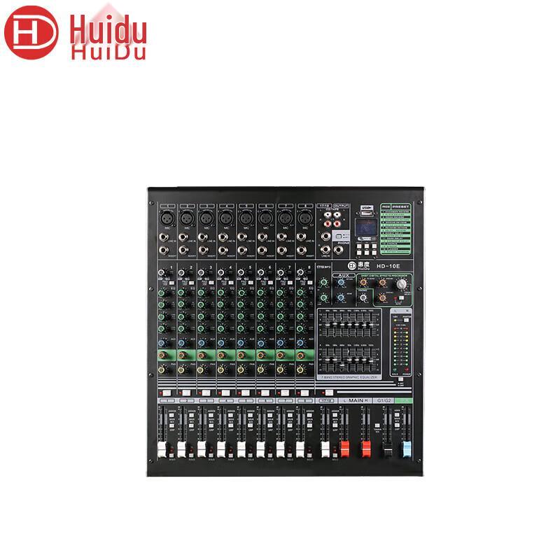 HuiDu HD-10E 10-Channel Analog Mixing Console (CN version)