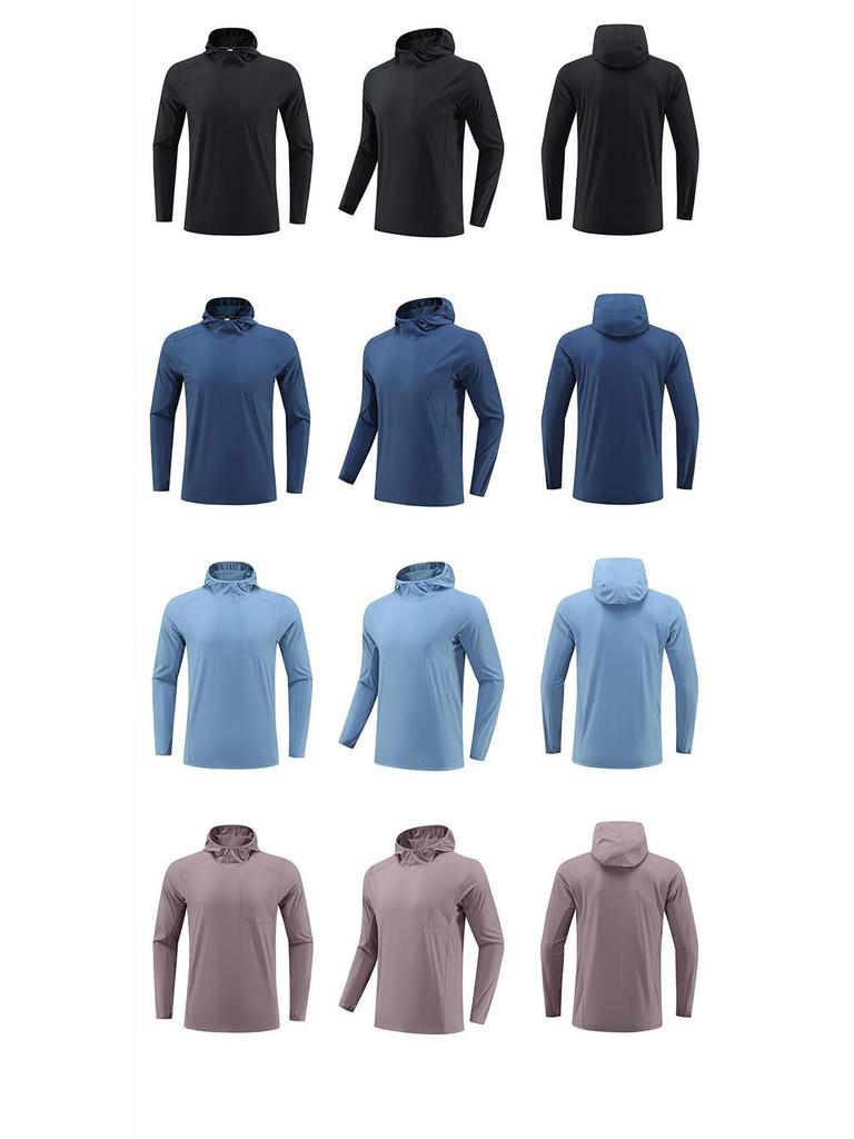 Windproof Hooded Running Jacket - Unisex Water-Repellent, Warm, Autumn Sports Pullover for Mountaineering