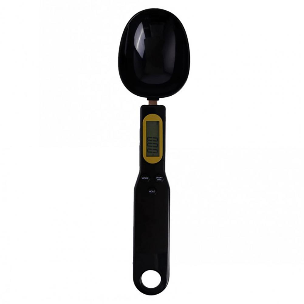 

23cm Digital Measuring Spoon Scale High Precision 500g/0.1g LCD Display Electronic Food Dispensing Condiments Weighing Scoop чорний