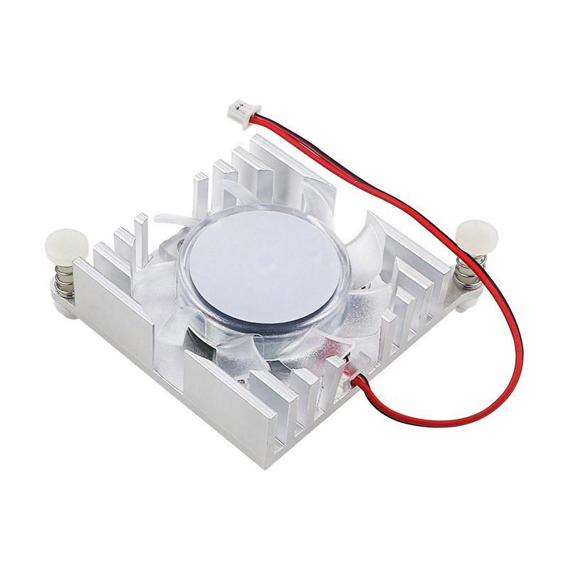 Orange Pi 5 Plus Transparent Cooling Fan with Aluminum Heatsink and Clip-on Installation 5 Plus Integrated Cooling Fan